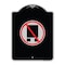 Signmission National Network Prohibited Heavy-Gauge Aluminum Architectural Sign, 24" x 18", BS-1824-23864 A-DES-BS-1824-23864 - alternate 1